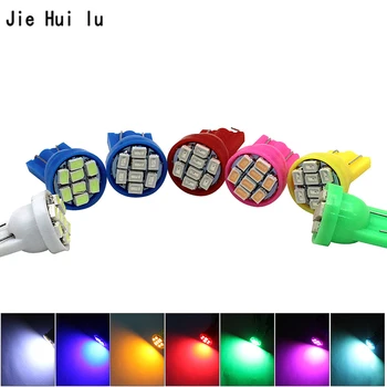 

100PCS LED W5W T10 194 168 W5W 3020 8SMD Led Parking Bulb Auto Side Wedge Light Clearance Lamp Bright White License Light Bulbs