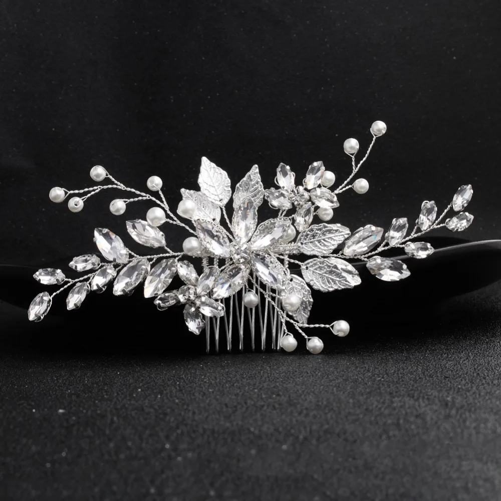 Crystal Hair Combs  (1)