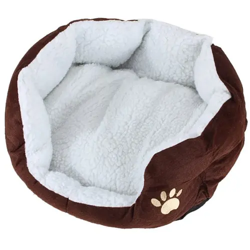 Panier Corbeille Niche Coussin House Lit amovible Pour Chien Chat Animaux Taille S 46*42*15 см COFFE - Цвет: coffee