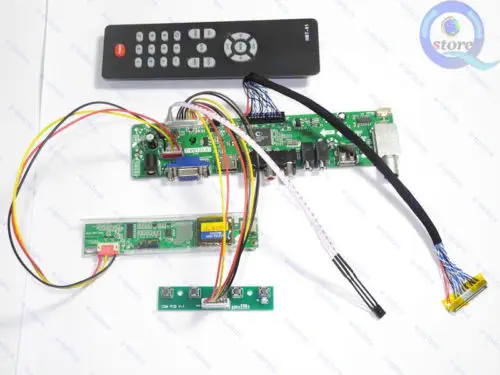 VST29(HDMI + AV VGA) Инвертор LVDS комплект платы драйвера ЖК дисплея Программируемый USB