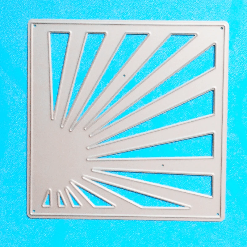 

YLCD765 Ray Frame Metal Cutting Dies For Scrapbooking Stencils DIY Album Paper Cards Decoration Embossing Folder Die Cuts Tools