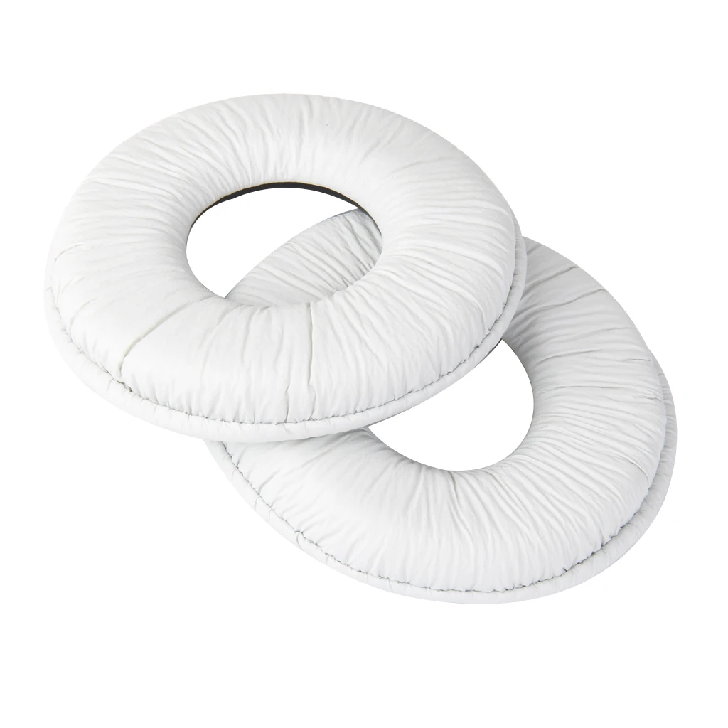 1 Pair Soft White Ear Pads Cushions For Sony MDR ZX 100/110/300 V 150/250 Headset Replacement Headphone Ear Pad Cushion