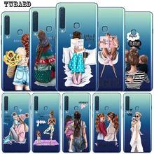 Модный чехол для телефона с изображением суперпапы, мамы и дочки, чехол Etui для samsung Galaxy A50 A20 A30 A40 A10 A70 M10 M20