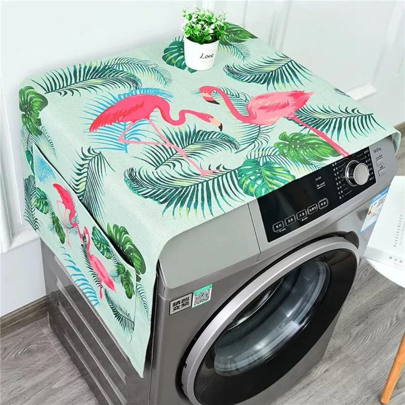 XYZLS Чехлы для мытья дома машины Фламинго печати дома холодильник пылезащитный чехол 1 шт