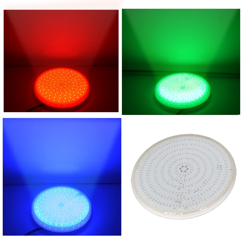 HOTOOK luces bajo el agua PAR56 RGB LED luz Piscina resina de Piscina montado en la pared FocoPool lámpara 12 V IP68 18 W 42 w estanque