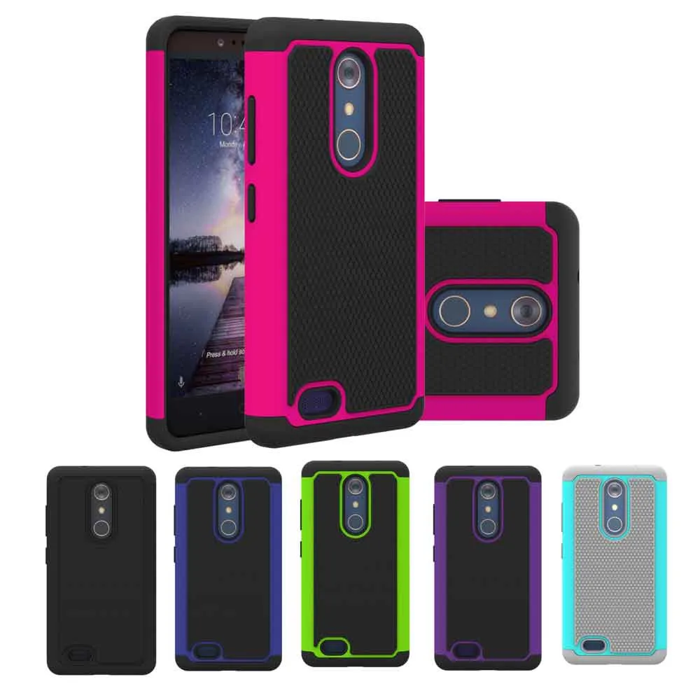 

NEW Big promotion Portable 2017 Rubber Hybrid Hard Silicone Shockproof cover case for ZTE Z981 Drop shipping