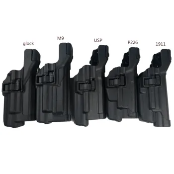 

Tactical LV3 Gun Holster Hunting Military Glock 17 18 Beretta M9 1911 P226 USP Light Bearning Compact Waist Belt Holster