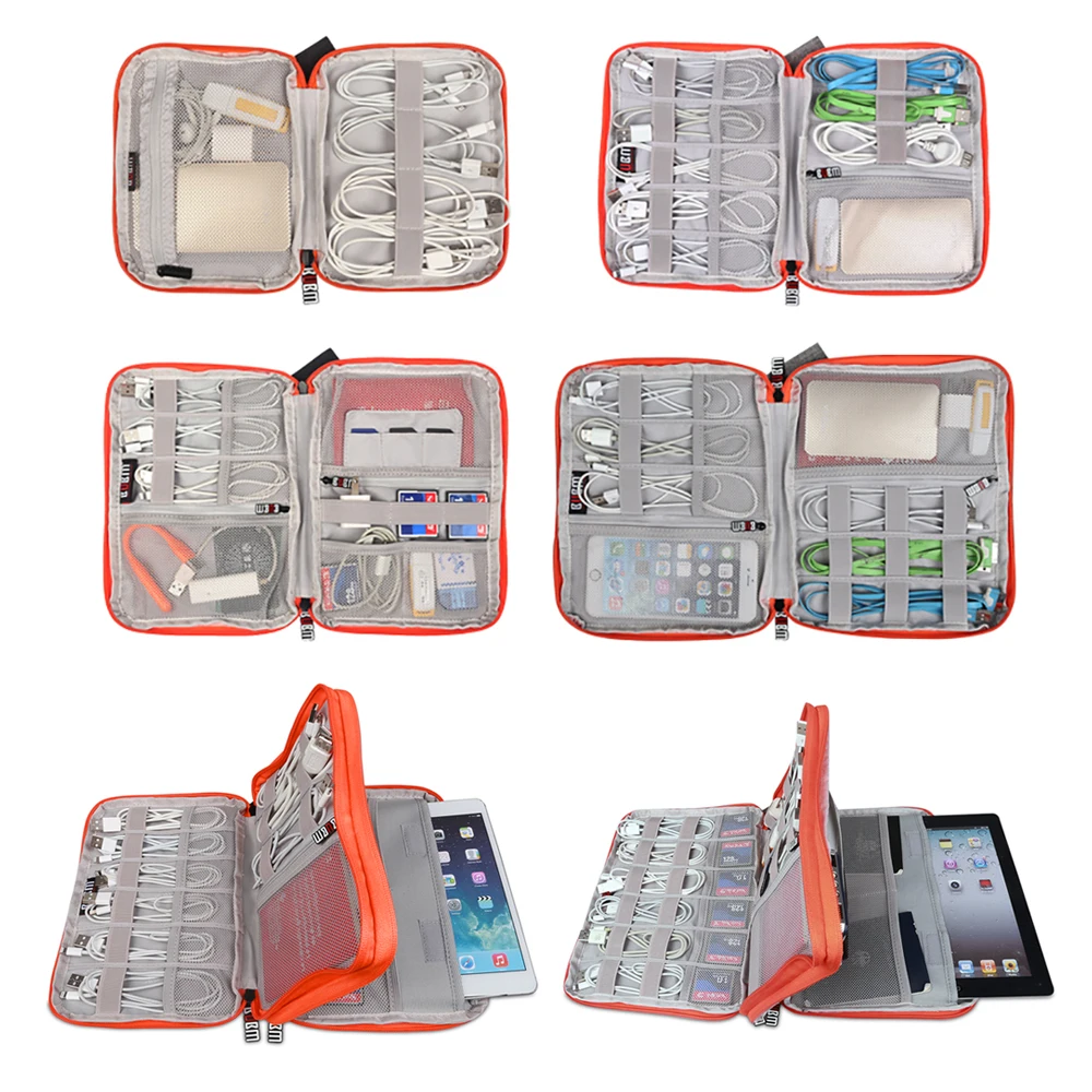 GadgetsOrganizer Paket Digital U Festplatte USB-Kabel Kopfhörer Travel StorageUE