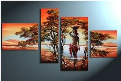 CS-1224 Triptych cross stitch kit Africa woman lady desert  multi-pictures, A Picture of Africa.jpg