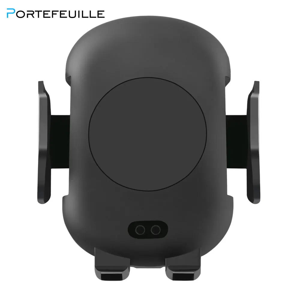 

Portefeuille QI Fast Wireless Charger 10W Automatic Infrared Induction Charging Air Vent Car Phone Holder for iPhone 8 X Samsung