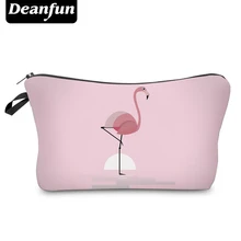 Deanfun розовый косметички 3D печать Фламинго милые несессеры для женщин Хранения Туалетных принадлежностей 51070