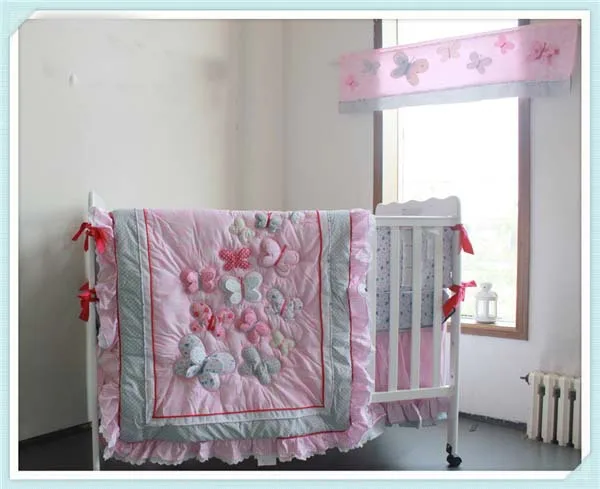 10 Piece Baby Cot Bed Bedding Set with All-Round 420 cm Bumper Pattern 5 140x70cm