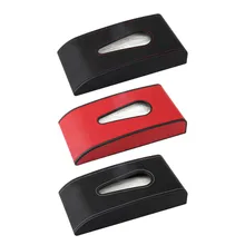 Интерьер автомобиля кожа экстракция тканей Коробка парковка карта висит держатель салфеток случае