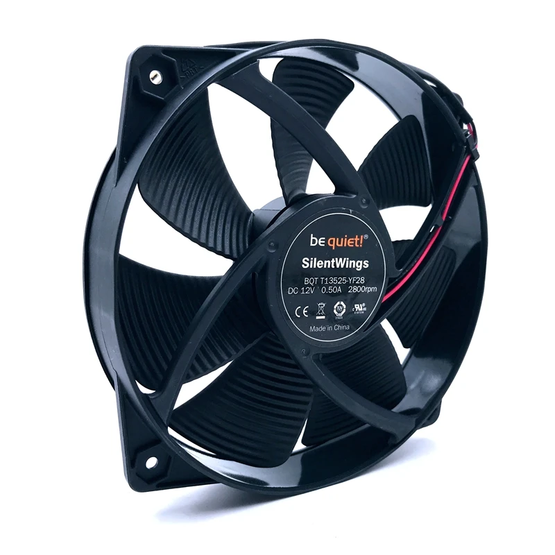 135 мм вентилятор bequiet вентилятор silentwings BQT T13525-YF28 135 мм 135*135*25 мм DC 12 В 0.50A 2800 об/мин осевой вентилятор охлаждения