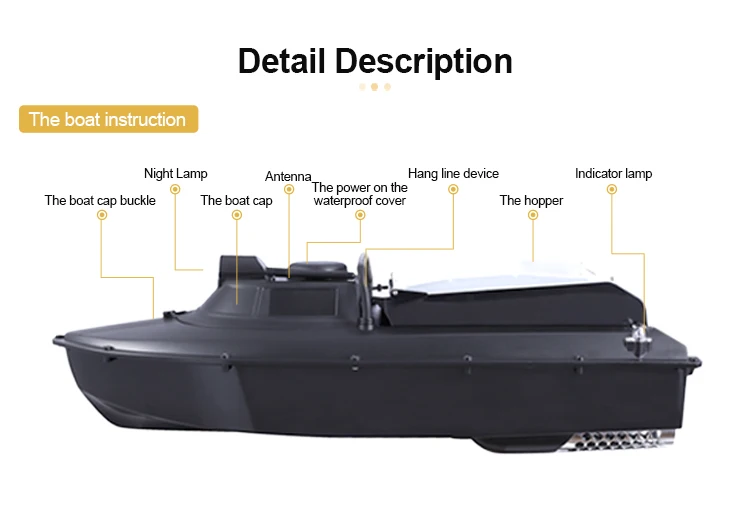 PDDHKK 10A/20A gps RC приманка лодка Автоматическая навигация/возврат рыболокатор дистанционное управление рыболовная лодка набор 8 шт