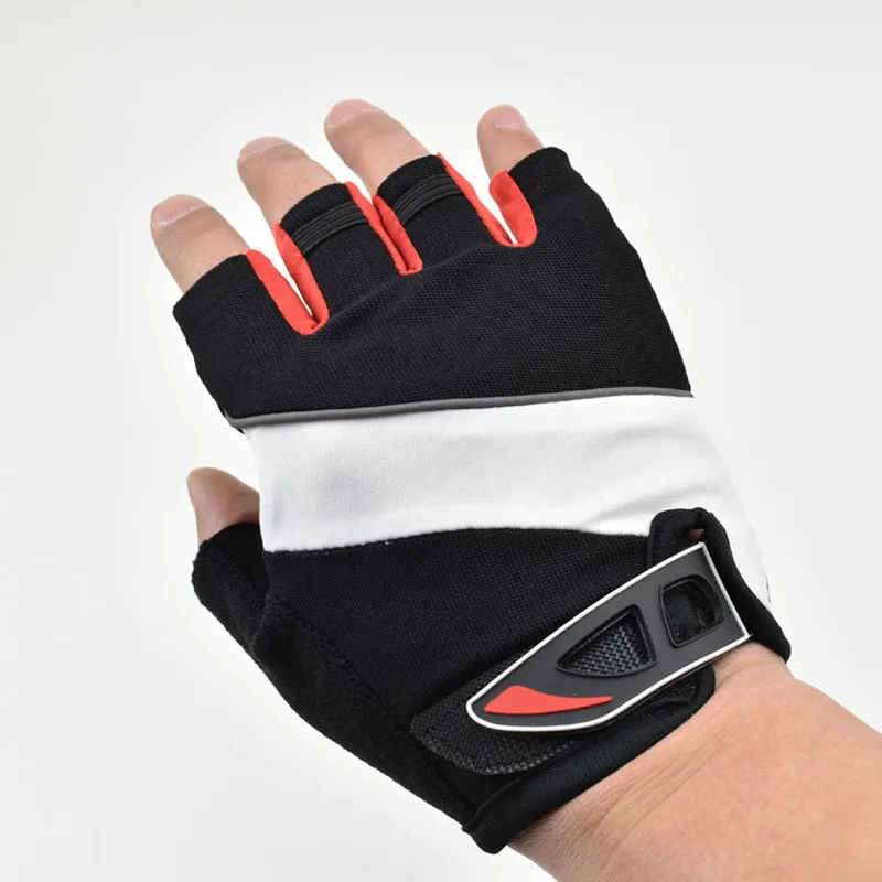 Летние перчатки для велоспорта MTB на полпальца велосипед, перчатки, гель для мужчин и женщин дышащие перчатки для горного велосипеда SJ - Цвет: SJ4