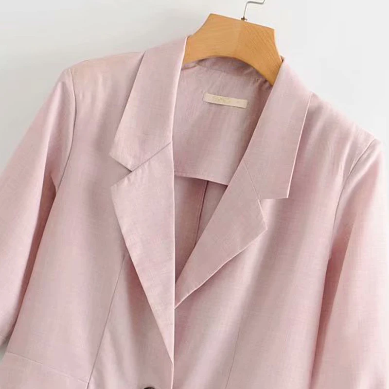 GOPLUS New Short Suits Notched Collar Blazer Jacket Shorts Set Women Pant Suits Office Lady Work Suits 2019 Casual 2 Pieces Set