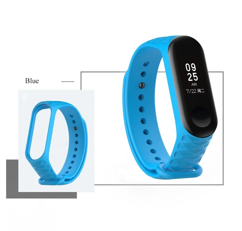 Умный Браслет mi llet mi Band 3 спортивный силиконовый цветной ремешок для xiaomi mi band 3 сменные браслеты для mi band 3 умный Браслет