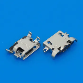 

JCD 100pcs/lot micro usb connector 5p for Lenovo A850 A830 S820 A780 A670T A590 A800 S820 charging port