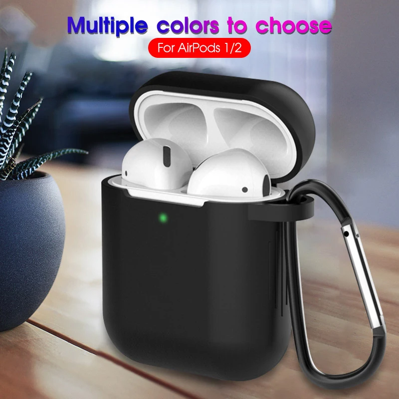 Чехол для наушников Apple Airpods 2 й силиконовый роскошный защитный чехол