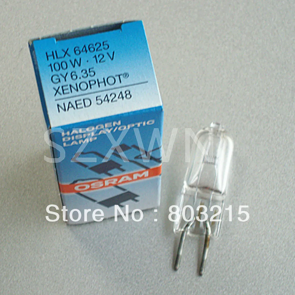 

JC bulb projector lamp HLX 12v 100w g6.35 OSRAM 64625 12V100W FCR free shipping