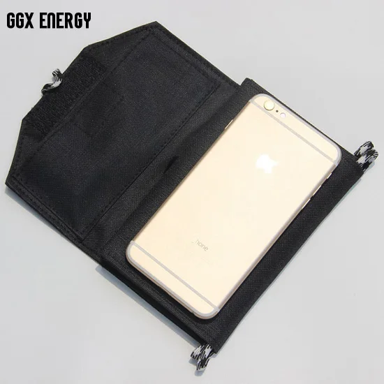 GGX 8 Вт Складная сумка для зарядки солнечной панели USB 5 В смартфонов iPhone