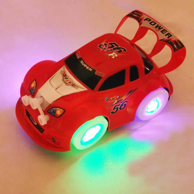 Hot wheels font b toys b font Cars with led light gimbal wheel Music Car font