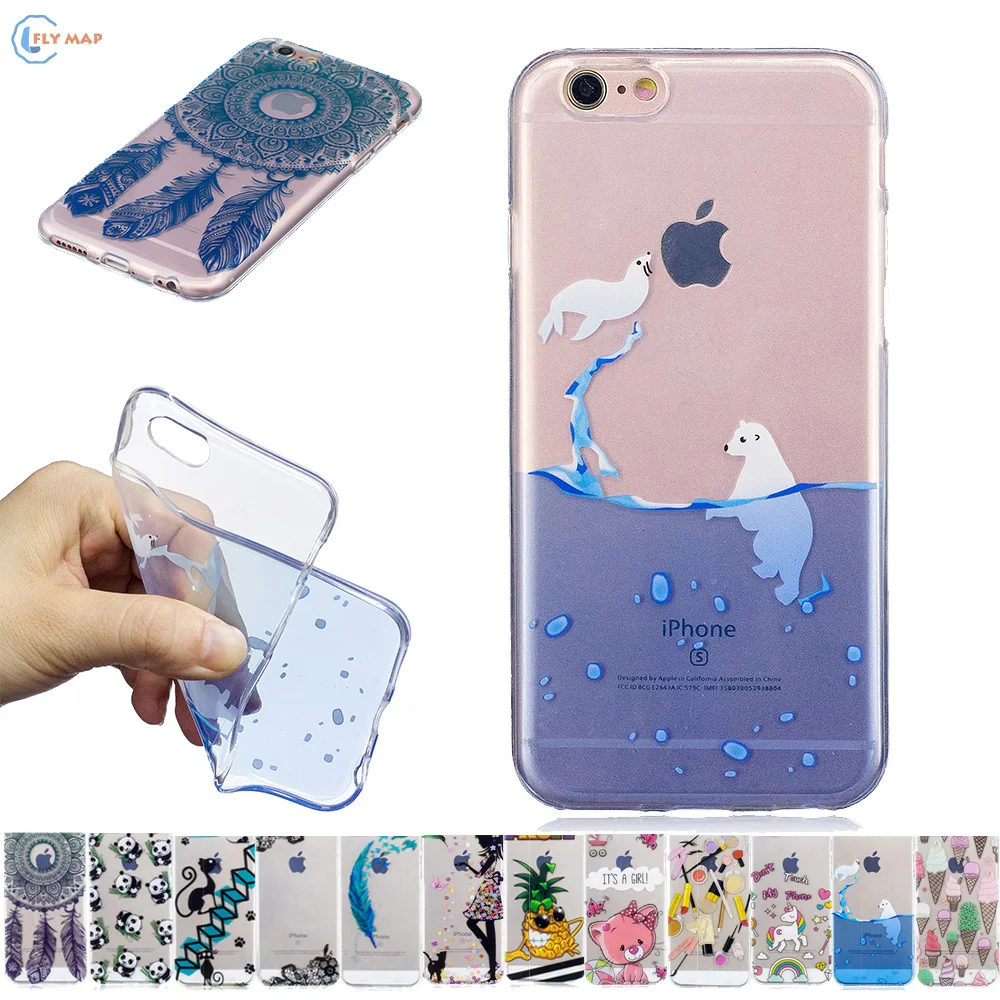Мягкий силиконовый чехол для Apple iPhone 6 S plus/i Phone6plus Phone6Splus TPU 6plus 6splus чехлы |