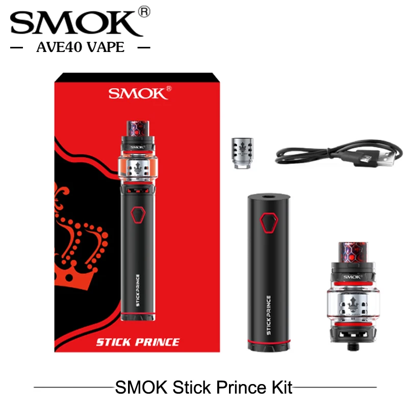 SMOK vape Stick Prince комплект электронных Кальянов 3000 мАч батарея с 8 мл Tfv12 Tank ручки