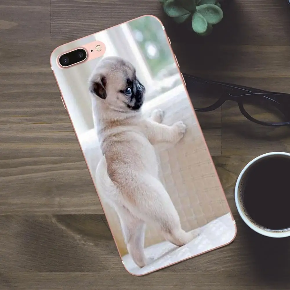 Мягкий ТПУ телефон Bixedx для маленьких собак Huawei G8 Honor 5C 5X 6 6X 7 8 9 Y5II Mate P7 P8 P9 P10 P20 Lite Plus