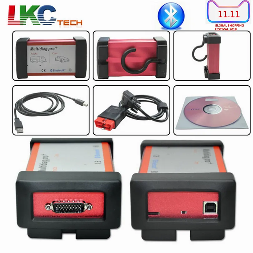 

A+Quality Green PCB TCS CDP MultiDiag Pro+Bluetooth Software 2016.00 Multidiag Car Diagnostic Tool Auto Scanner For Car/Truck