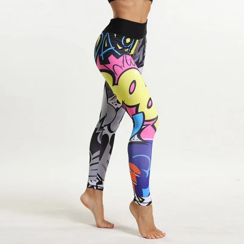 Женские штаны для йоги с высокой талией, спортивные Леггинсы для фитнеса, спортзала, бега, трико, женские спортивные дышащие легинсы