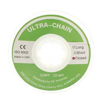 

1 Pcs High Strength Dental Orthodontics Materials Rubber Spool Elastic Ultra Power Chains Transparent Color Continuous Size