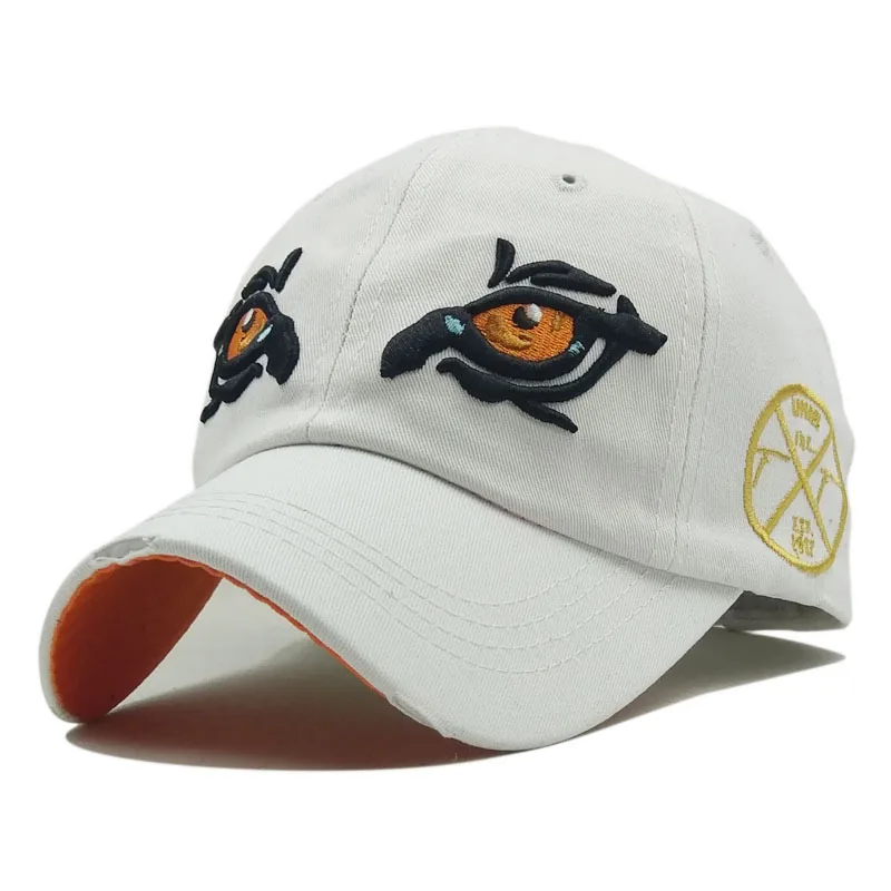 

Fashion personality Baseball Cap men/women Cartoon embroidery eye Snapback Hat For Men Bone Women Gorras Unisex Hip Hop Hat