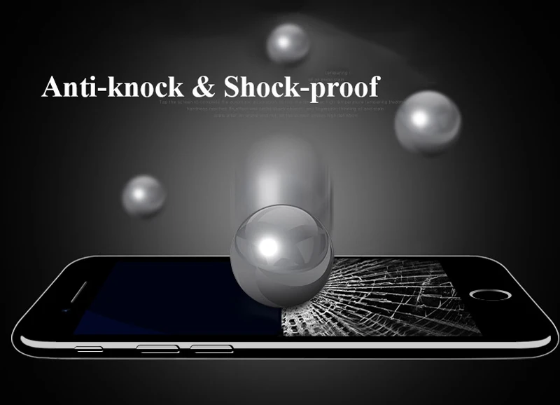 4D Cold Carving 3D Curved Edge Full Cover Tempered Glass For iPhone 7 7plus 6s 6 Plus 8 Screen Protector Round Protective Film (6)