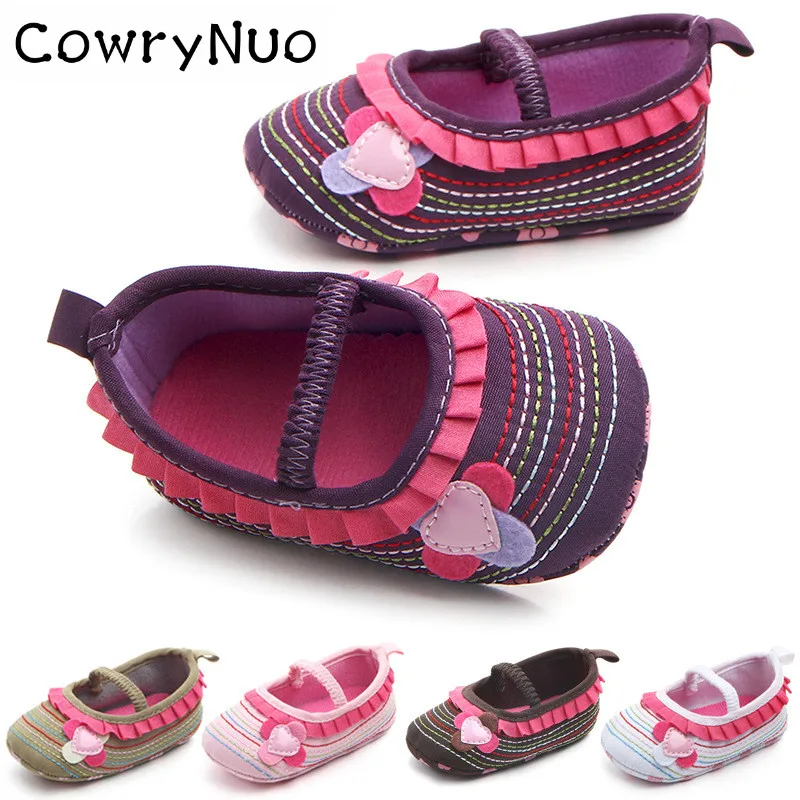 New Baby Girl Walking Shoes Flower Soft Sole Girl Baby Shoes