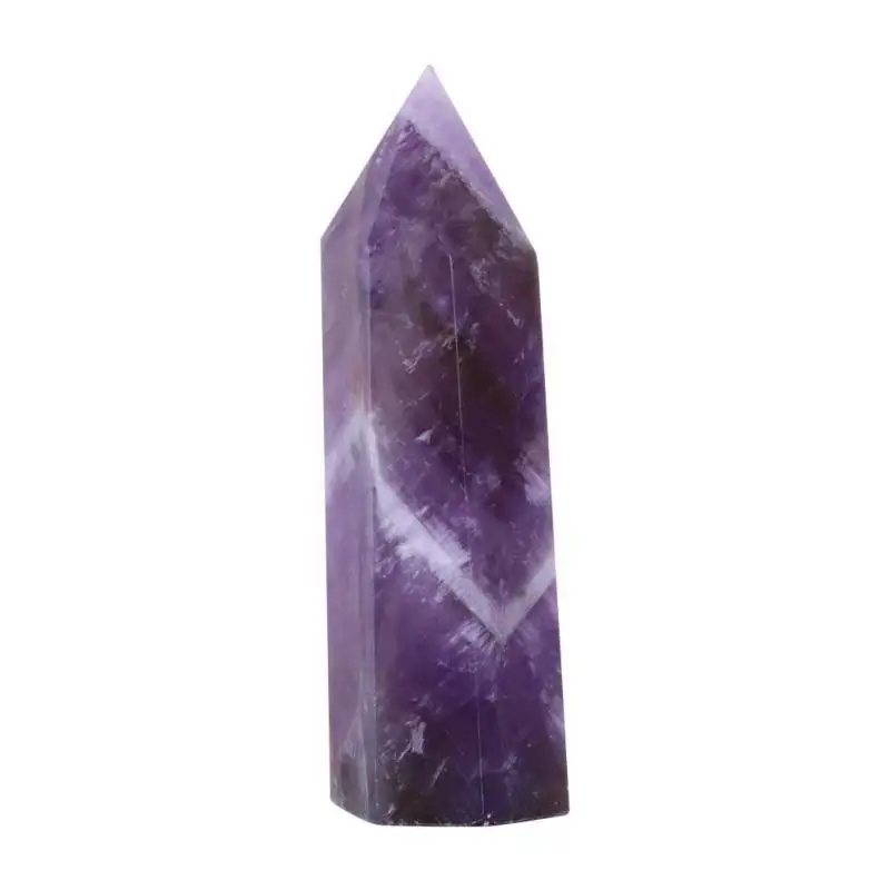 Натуральный кристалл кварца кристалл камень точка исцеление Шестиугольная палочка Лечение Камень шестиугольная драгоценный камень украшение дома подарки
