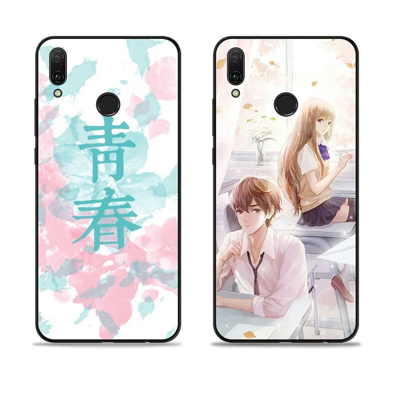 Чехол для huawei Enjoy 9 Plus Чехлы Coque campus style мягкая окрашенная Силиконовая задняя крышка Fundas для Enjoy 9 Plus Coque корпуса