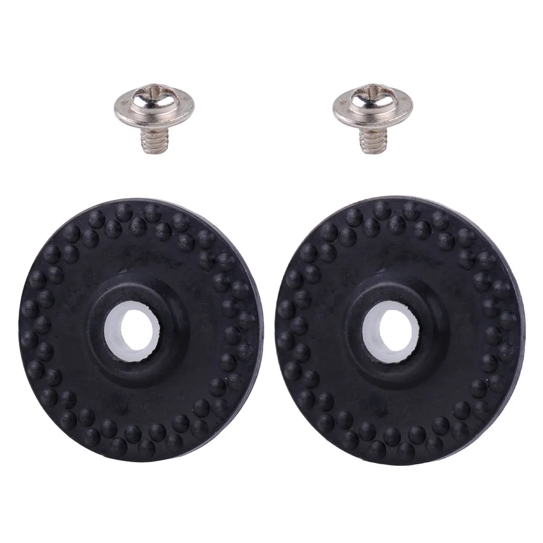 

LETAOSK High Quality 2pcs Rubber Wheel With Collars And Screws Fit for Brother Silver Reed Knitting Machine SK210 SK260
