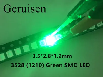 

SMT SMD LED 3528 1210 Water Green Ultra Bright Light-Emitting Diode LED Diode Chip Lamp 1000PCS