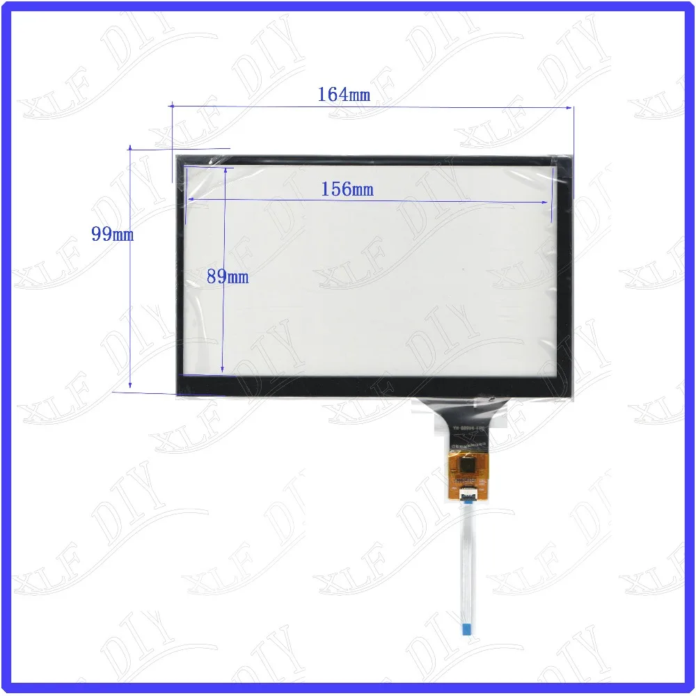 

ZhiYuSun Freeshipping YH-8894V-FPC 164*99compatible 7inch Capacitive screen glass For GPS CAR 164mm*99mm GT911 the line on right