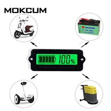 12 В LY6W индикатор заряда батареи свинцово-кислотный зеленый LiPo батарея тестер ЖК-измеритель емкости аккумулятора мощность обнаружения батарея Емкость Вольтметр с индикатором