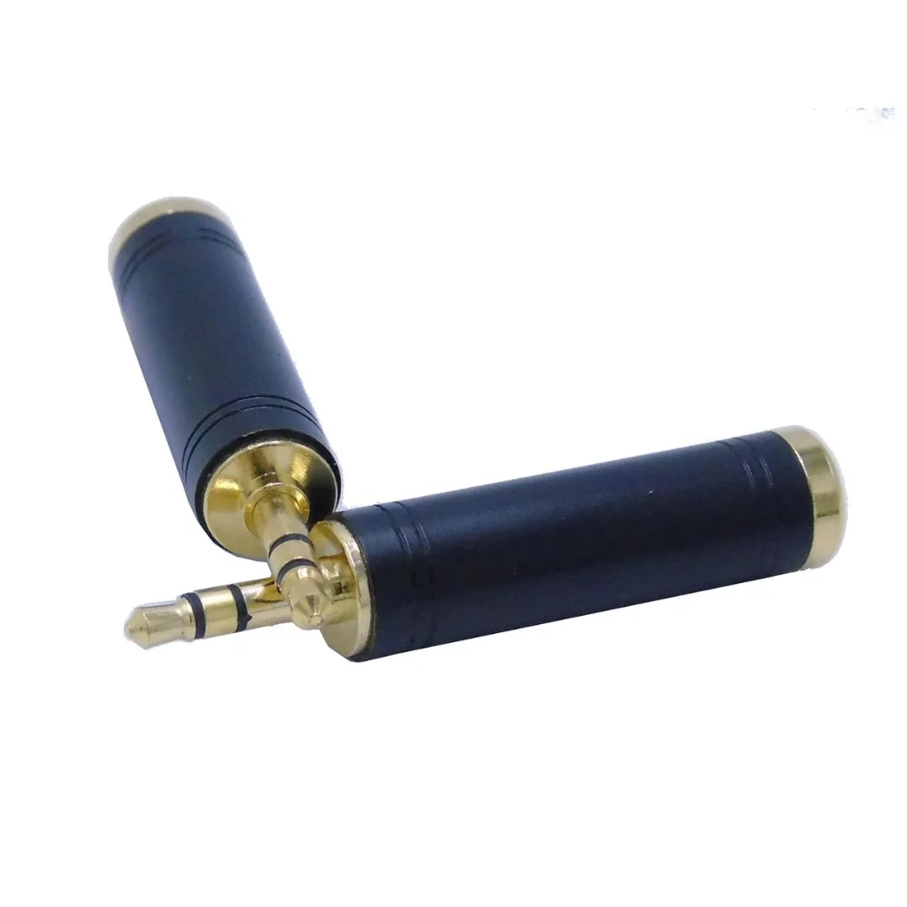 

High quality 2pcs/lot 3.5mm 1/8" stereo male to 6.35 1/4" female Jack connector Adapter