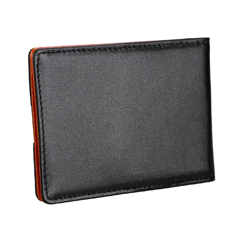 Anti RFID Leather Money Clip Wallet Credit Card Case Cash Holder For Women Men