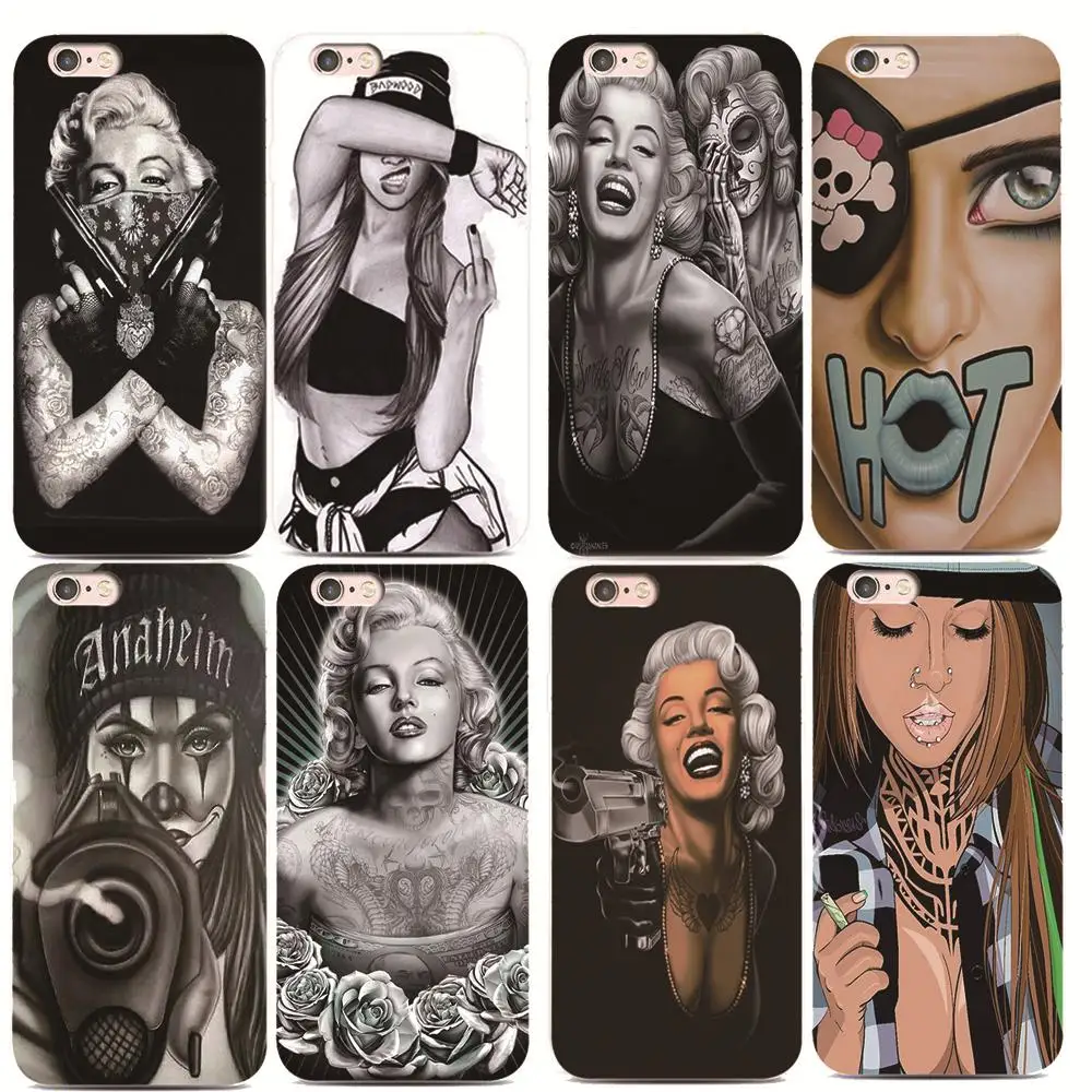 

Madonna Hipster Punk Princess For iphone 4 4s 5 5s 6 6s 7 plus for Samsung s3 s4 s5 s6 s7 Edge luxury Hard plastic phone case