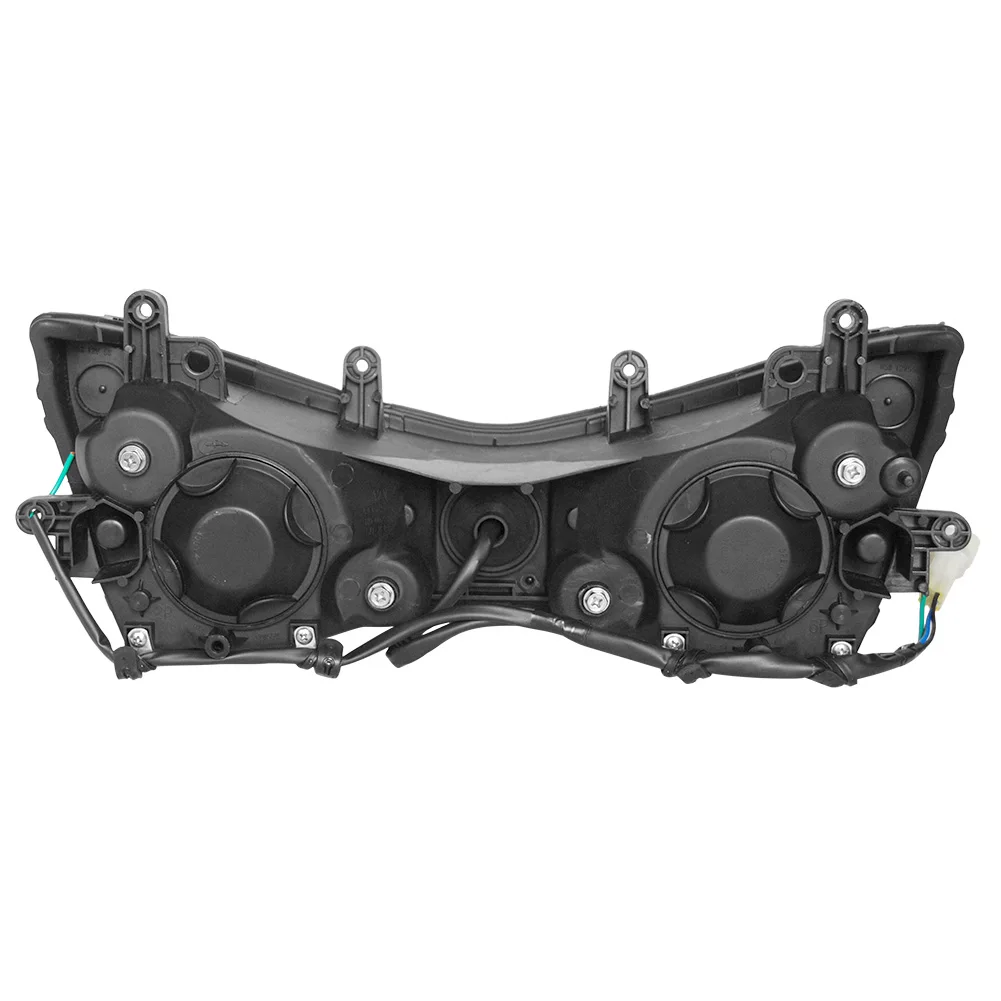 Motorcycle Front Headlight for Kawasaki Ninja ZX6R 2005 2006 ZX-6R, Lighting Headlamp Lamp, Black Color