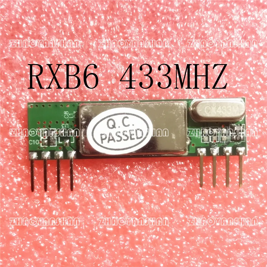 

RXB6 433Mhz Superheterodyne Wireless Receiver Module 1PCS Free Shipping