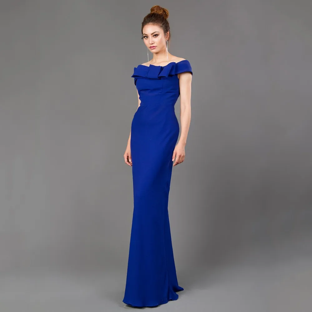royal blue colour one piece dress