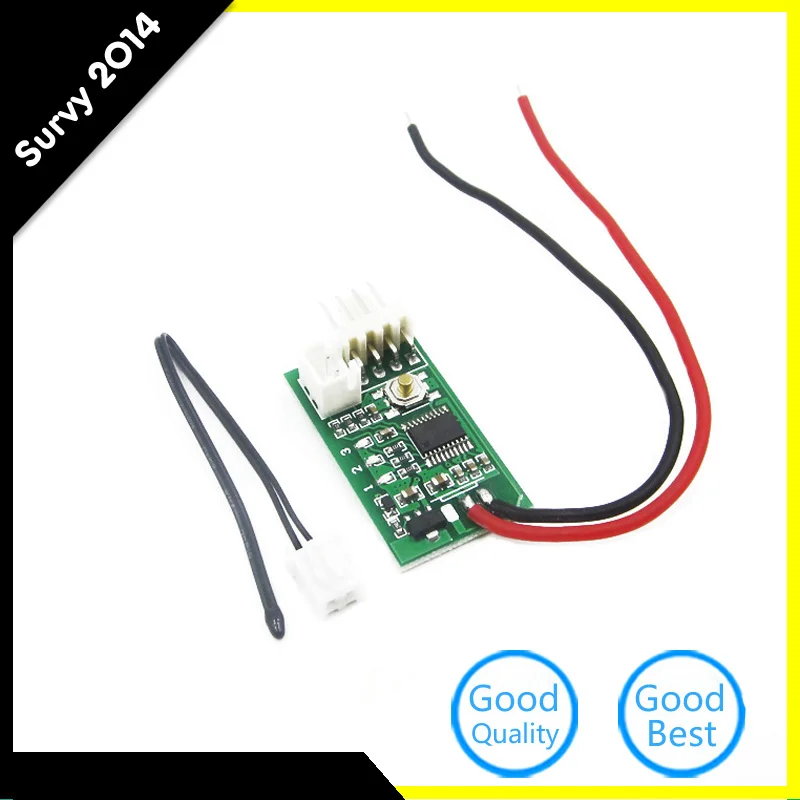 

DC 12V PWM 4-Wire Fan Temperature Controller Speed for PC Fan/Alarm