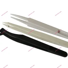 3 шт. пластик ESD антистатические резиновые пинцеты ремонт инструмент